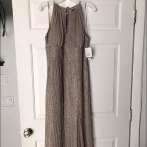 David’s Bridal Dress- Gold